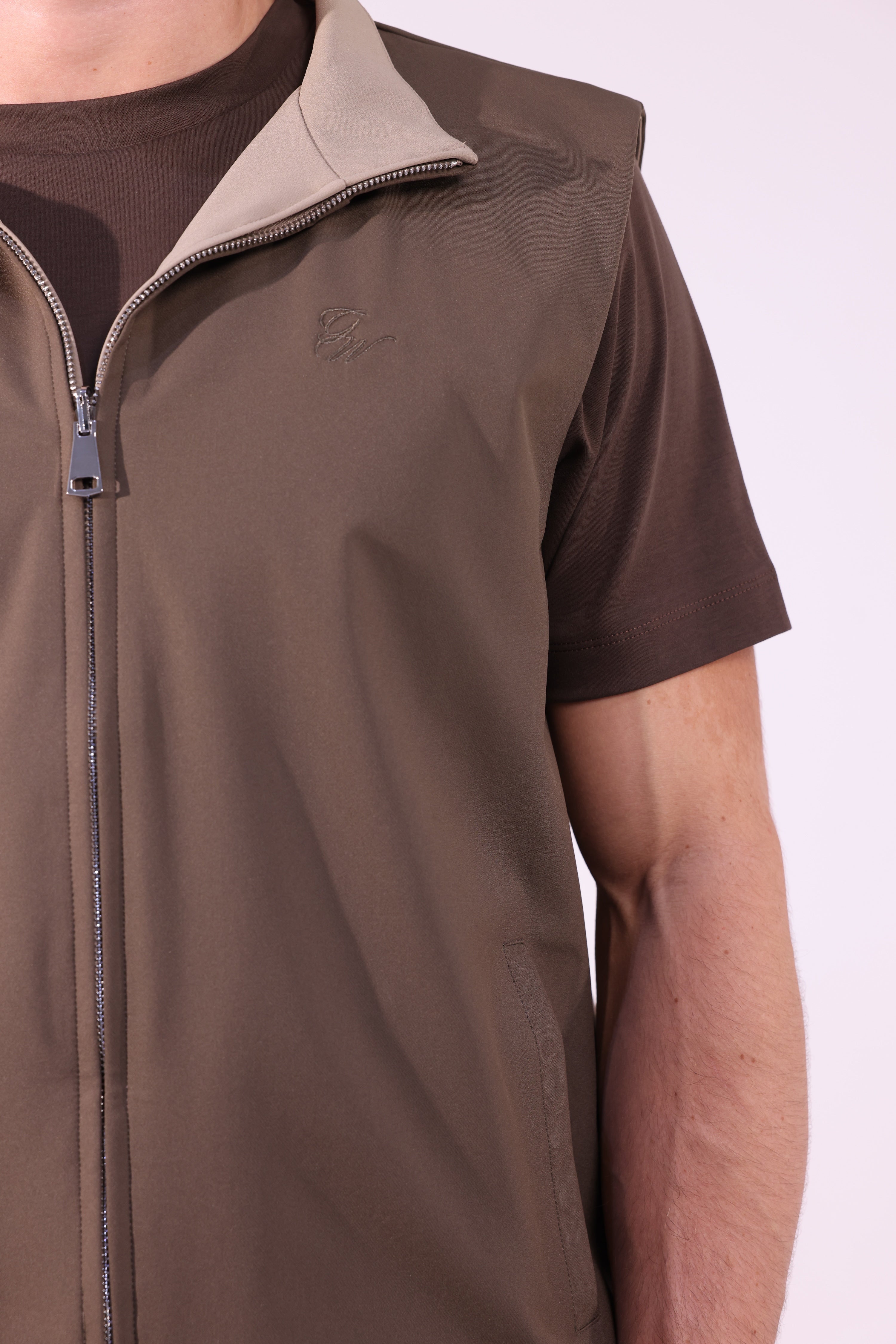 Reversible Vest | Mocha