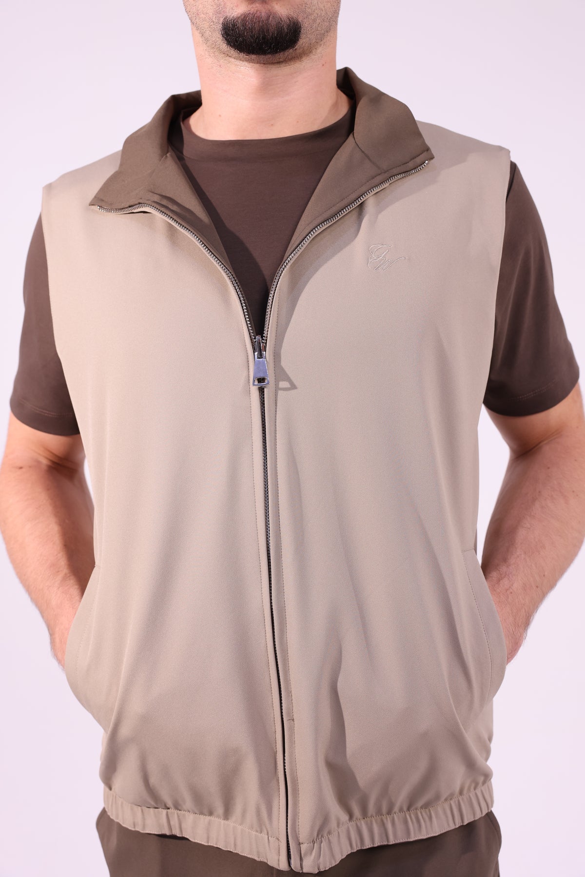 Reversible Vest | Mocha