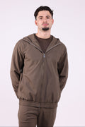 Zip Jacket | Brown