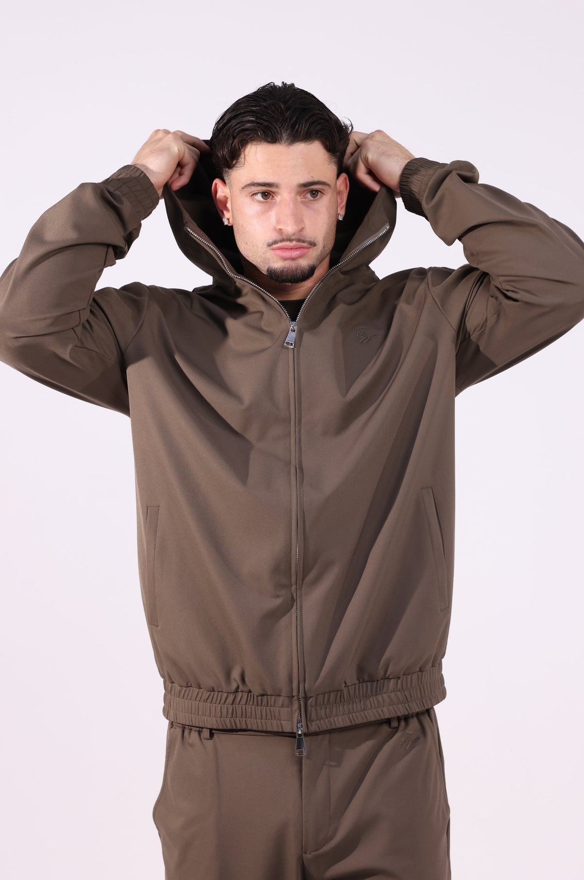 Zip Jacket | Brown