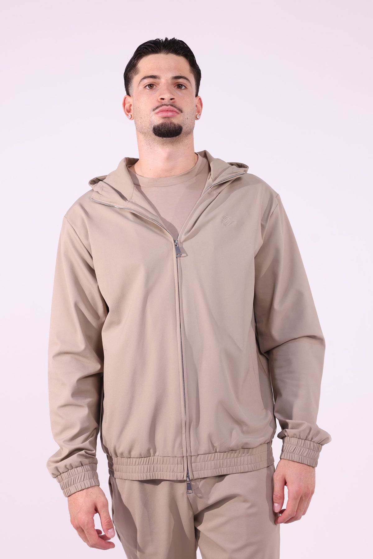 Zip Jacket | Beige