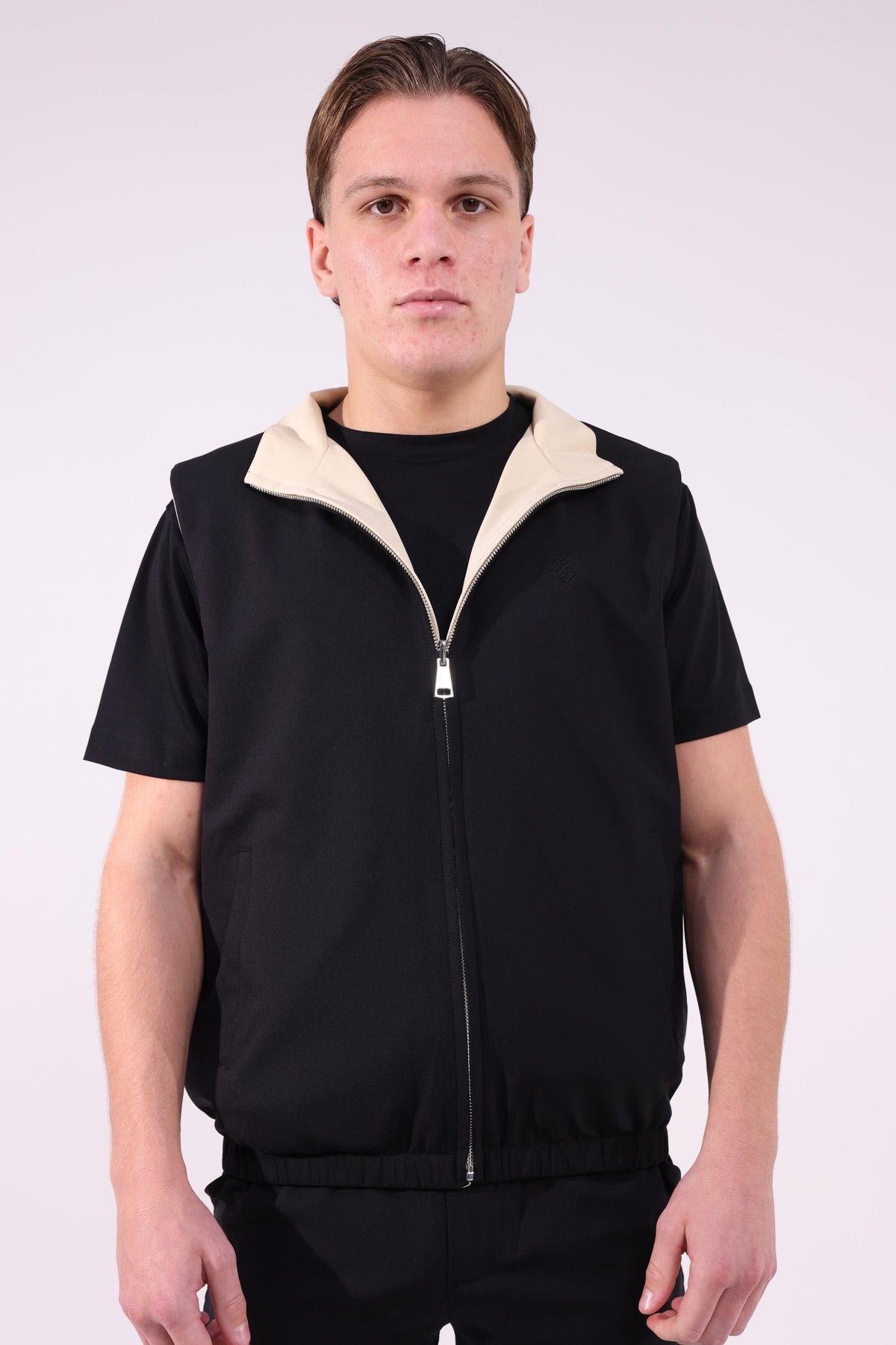 Reversible Vest | Oat