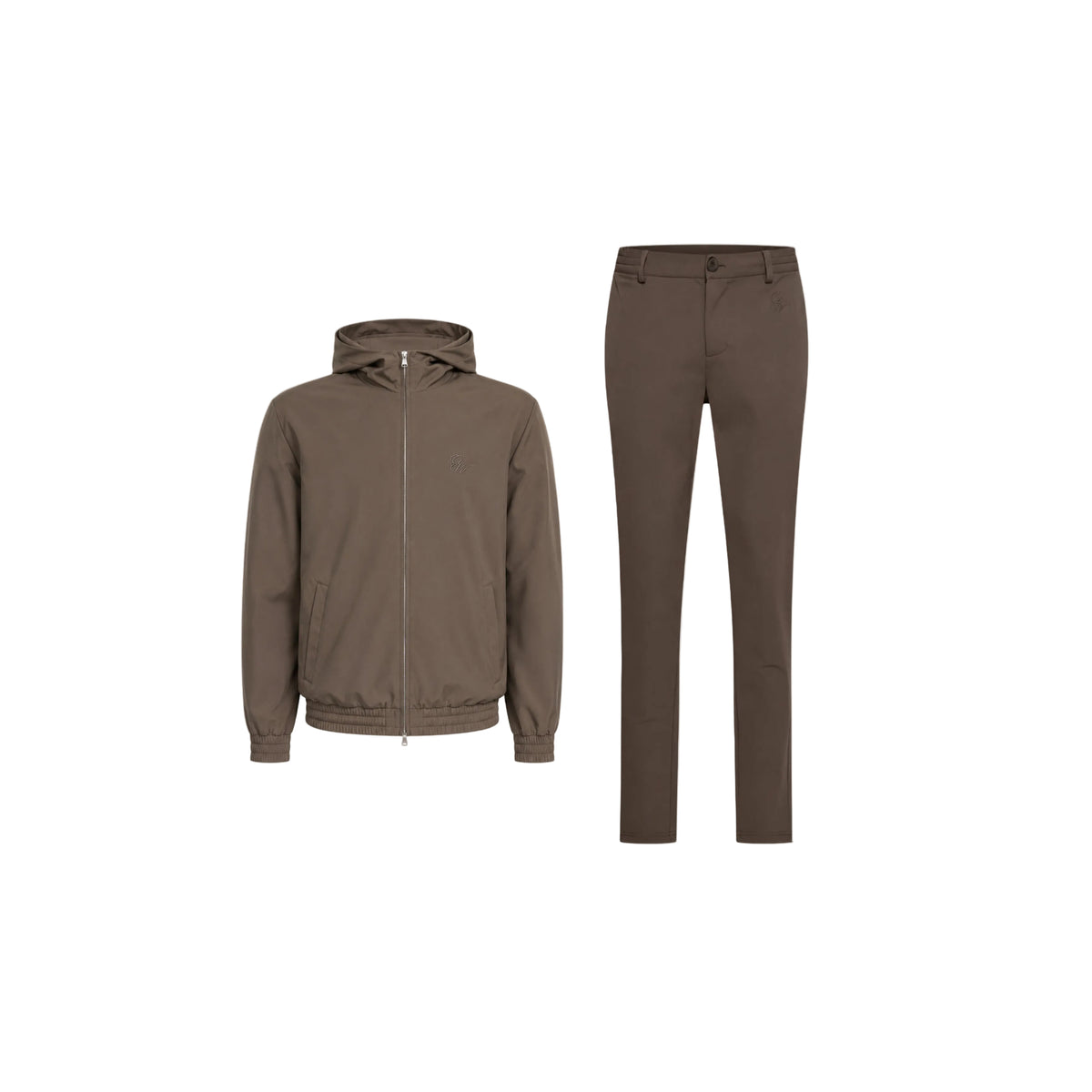 Jacket & Pantalon Set | Brown